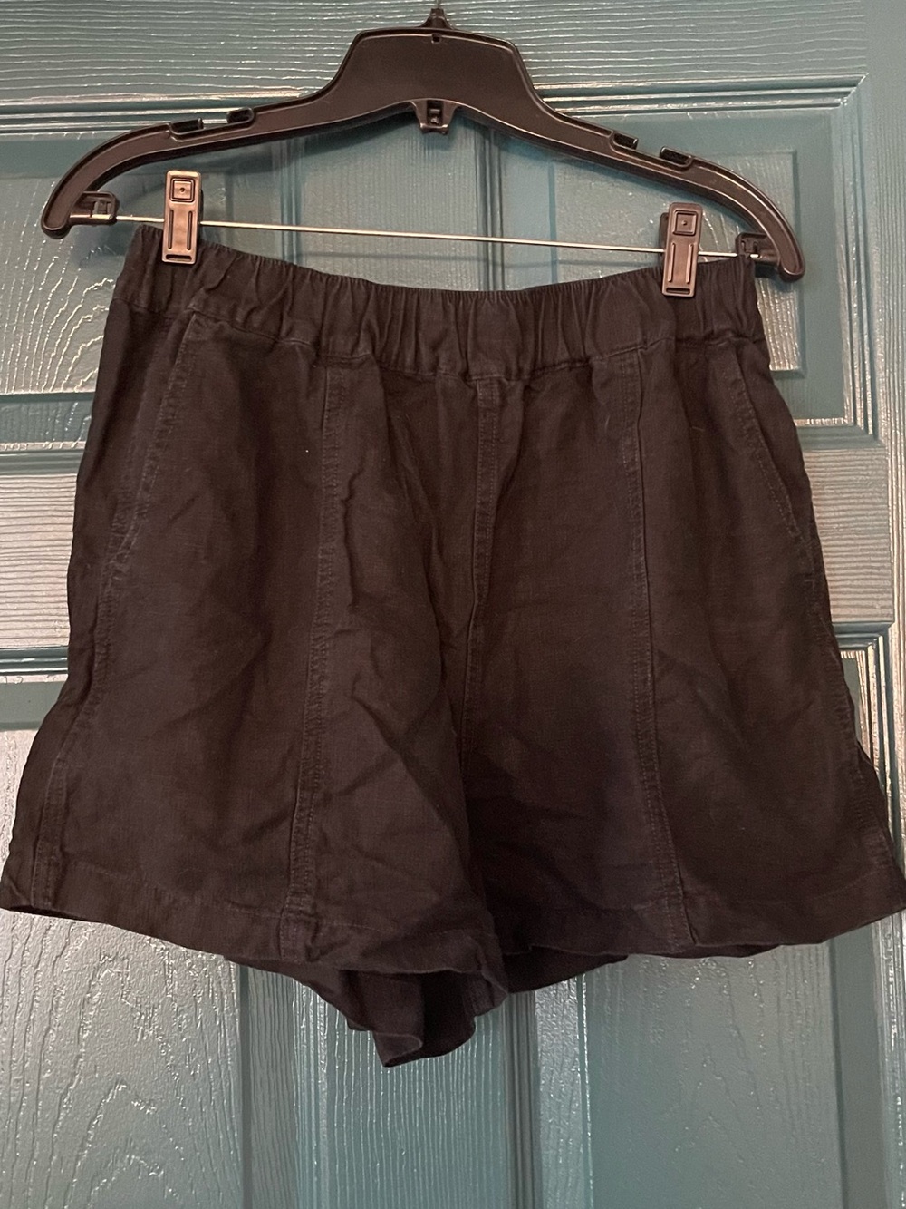Madewell Women's Black Elastic-Waist Shorts